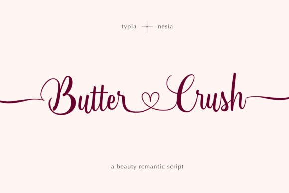Butter Crush Font - Featured Image