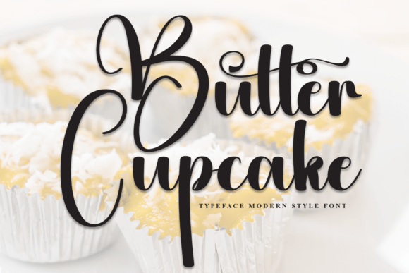 Butter Cupcake Font - Featured Image