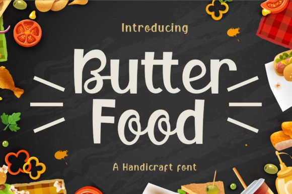 Butter Food Font - Featured Image