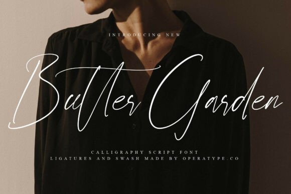 Butter Garden Font - Featured Image