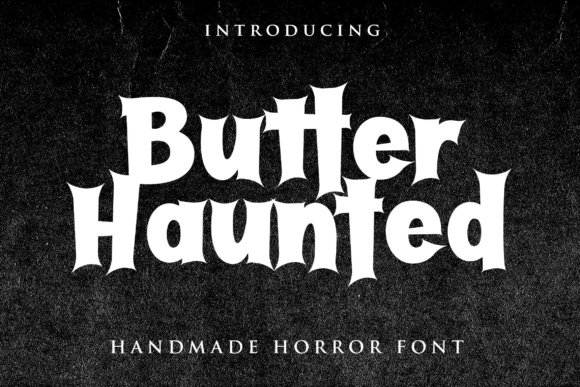 Butter Haunted Font - Featured Image
