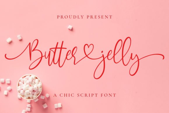 Butter Jelly Font - Featured Image