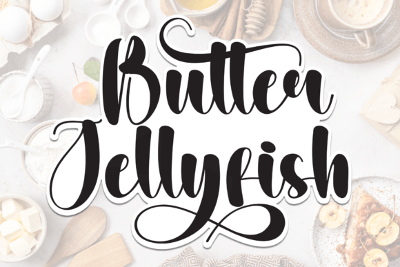 Butter Jellyfish Font - Featured Image