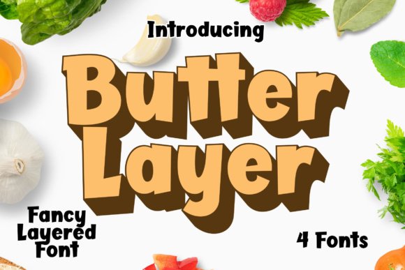 Butter Layer Font - Featured Image