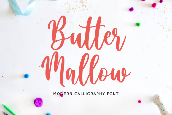 Butter Mallow Font - Featured Image
