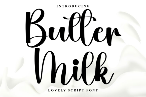 Butter Milk Font - Featured Image