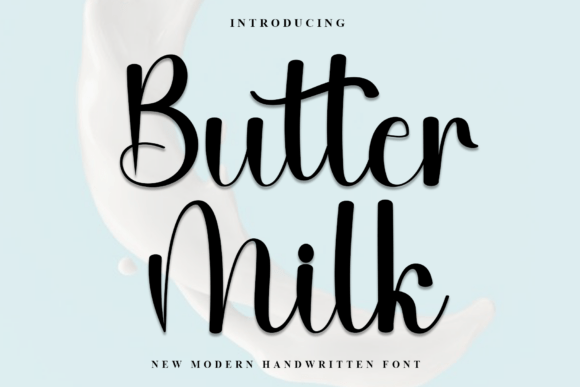 Butter Milk Font - Featured Image