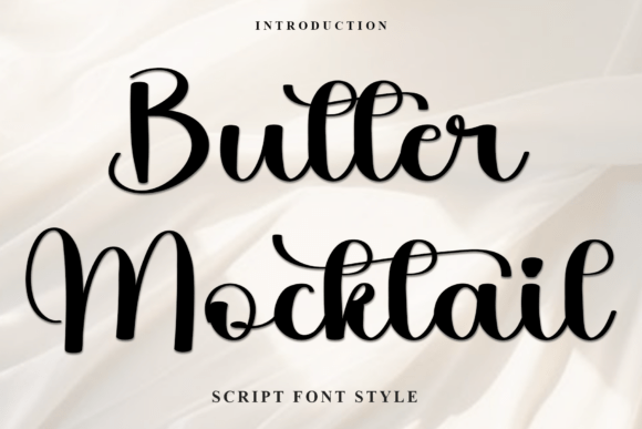 Butter Mocktail Font - Featured Image