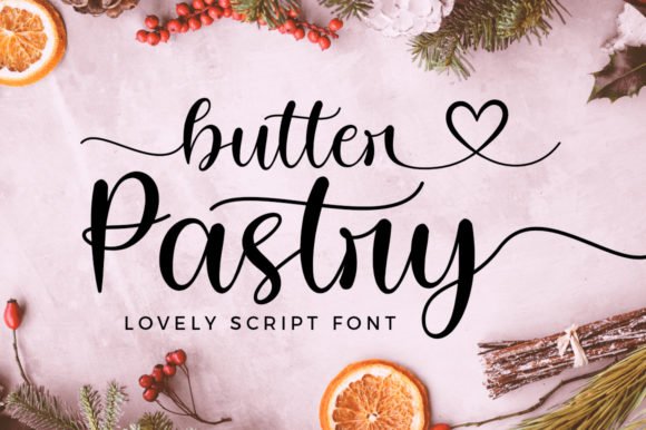 Butter Pastry Font - Featured Image