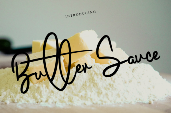 Butter Sauce Font - Featured Image