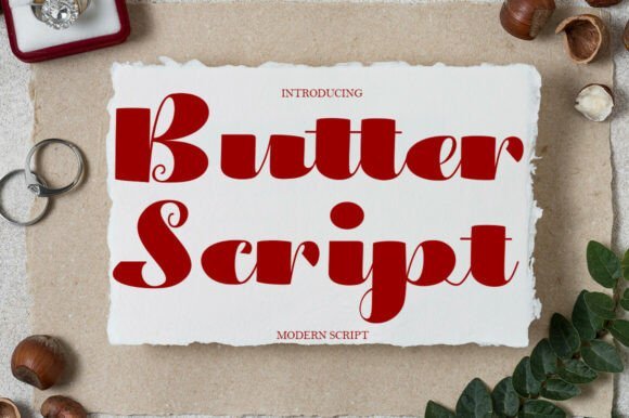 Butter Script Font - Featured Image
