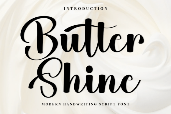 Butter Shine Font - Featured Image