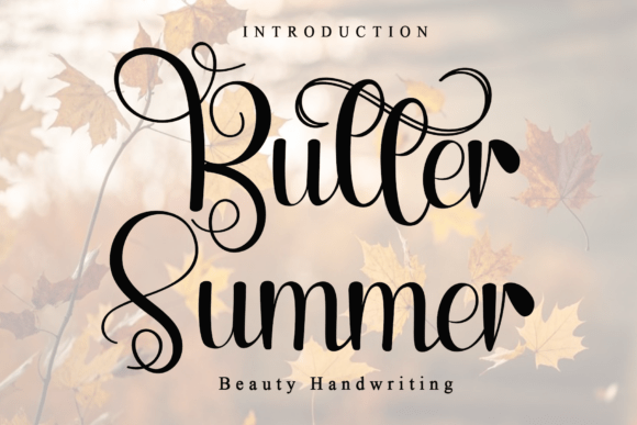 Butter Summer Font - Featured Image