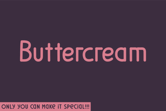 Buttercream Font - Featured Image