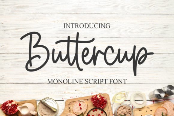Buttercup Font - Featured Image