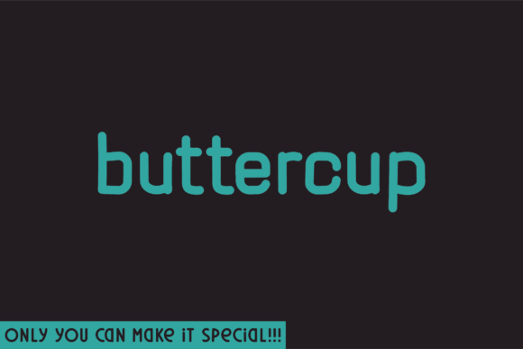 Buttercup Font - Featured Image