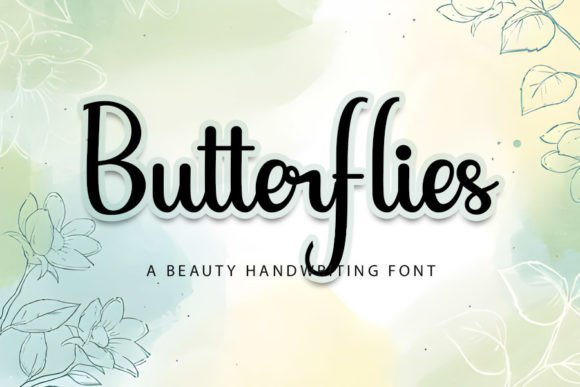 Butterflies Font - Featured Image