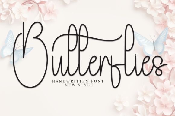 Butterflies Font - Featured Image