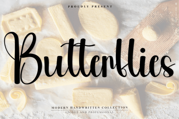 Butterflies Font - Featured Image