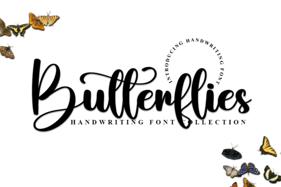 Butterflies Font - Featured Image