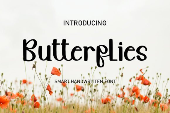 Butterflies Font - Featured Image
