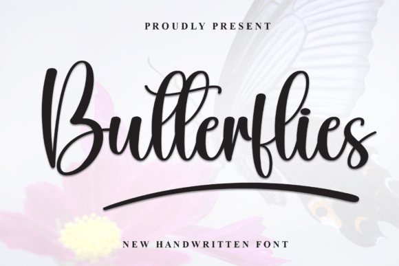 Butterflies Font - Featured Image