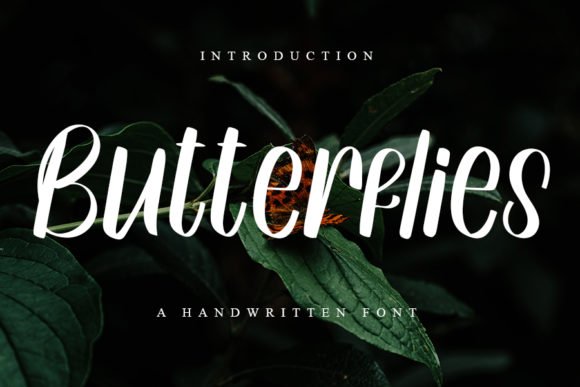 Butterflies Font - Featured Image
