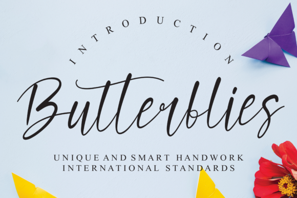 Butterflies Font - Featured Image