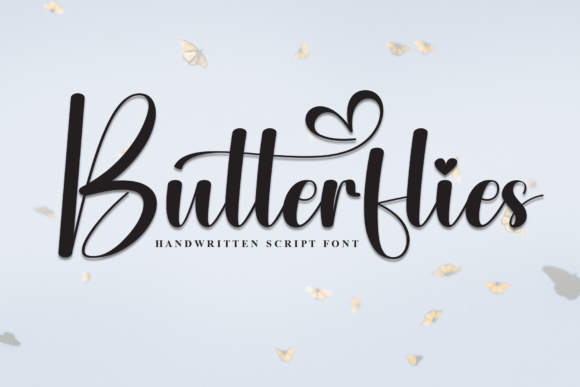 Butterflies Font - Featured Image