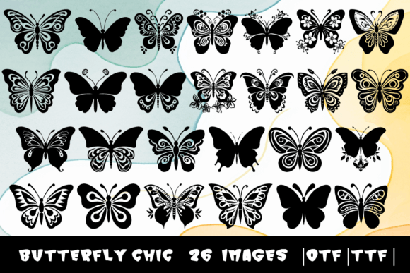 Butterfly Chic Font - Featured Image