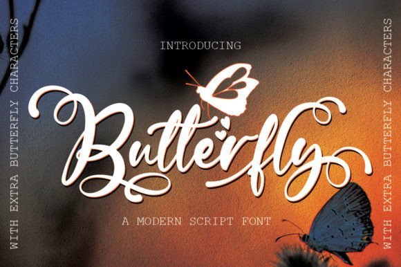Butterfly Font - Featured Image