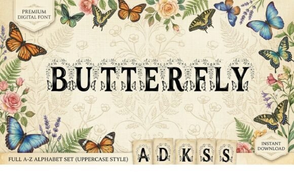 Butterfly Font - Featured Image