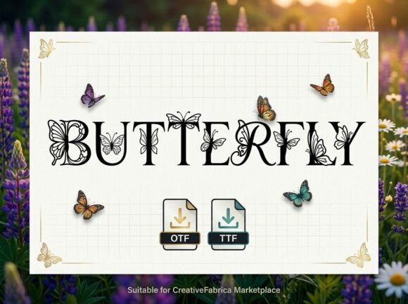 Butterfly Font - Featured Image
