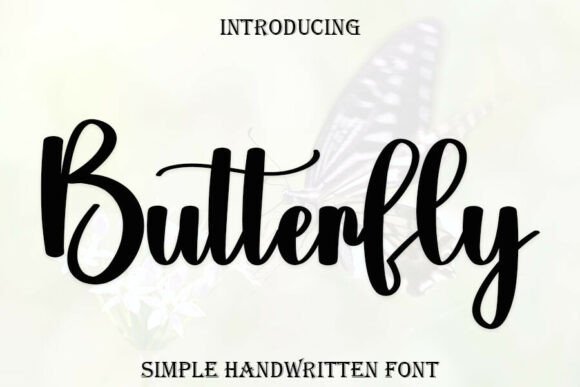 Butterfly Font - Featured Image