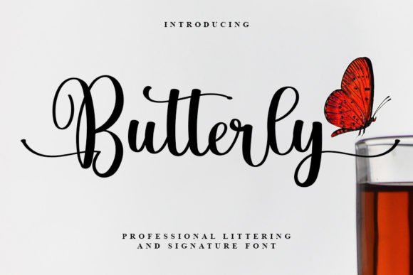Butterfly Font - Featured Image