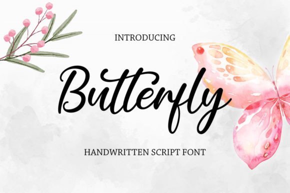 Butterfly Font - Featured Image