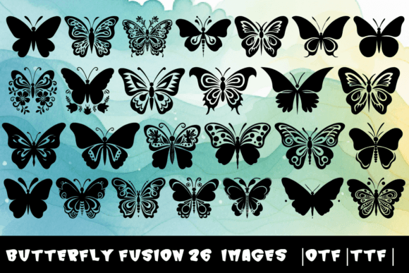 Butterfly Fusion Font - Featured Image