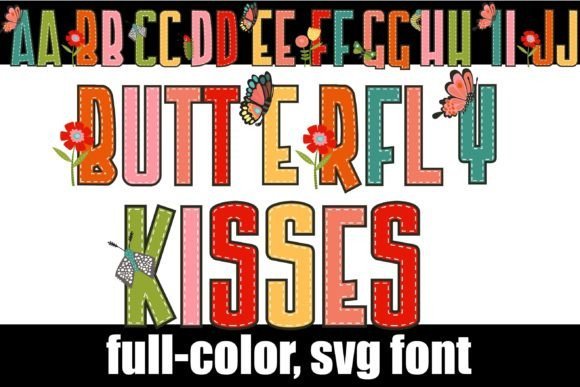 Butterfly Kisses Font - Featured Image