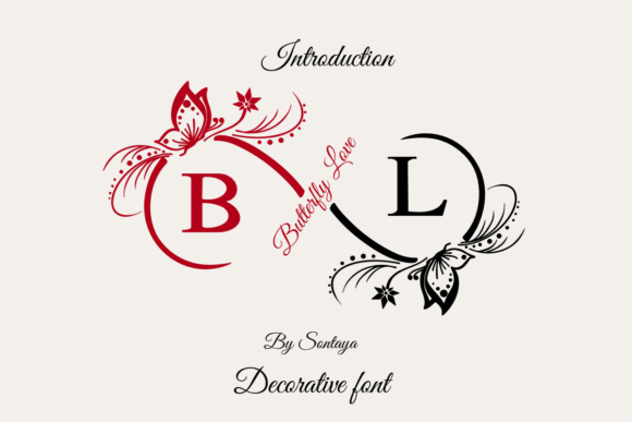 Butterfly Love Font - Featured Image