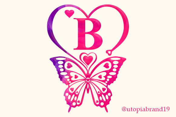 Butterfly Lover Monogram Font - Featured Image
