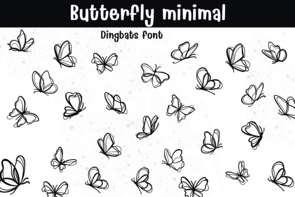 Butterfly Minimal Font - Featured Image