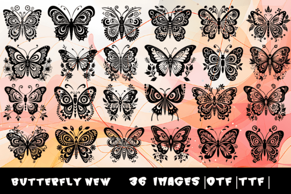 Butterfly New Font - Featured Image