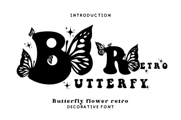 Butterfly Retro Font - Featured Image
