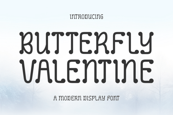 Butterfly Valentine Font - Featured Image