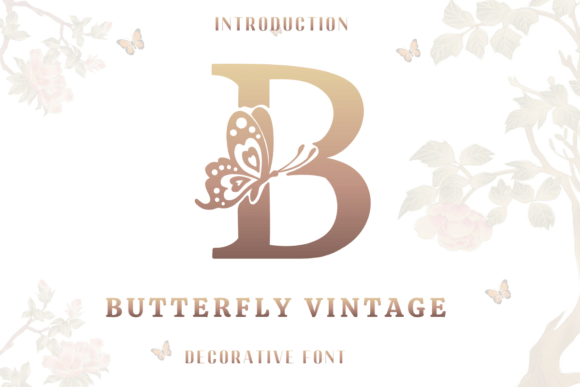 Butterfly Vintage Font - Featured Image