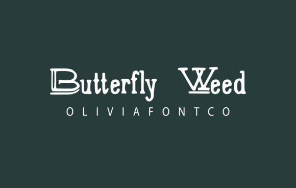 Butterfly Weed Font - Featured Image