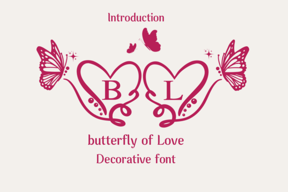 Butterfly of Love Font - Featured Image