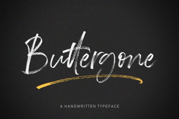 Buttergone Font - Featured Image