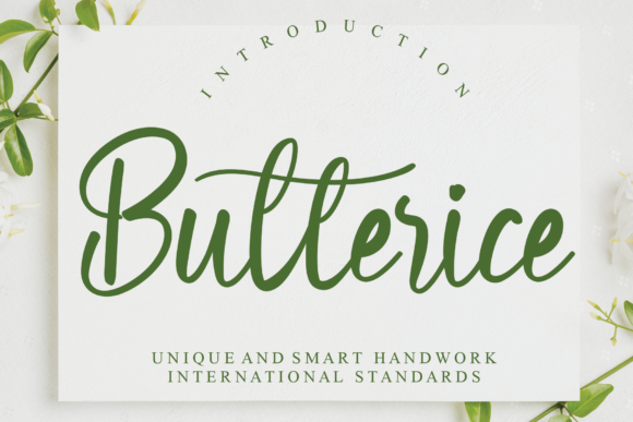 Butterice Font - Featured Image