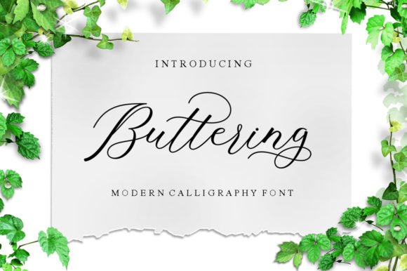 Buttering Font - Featured Image